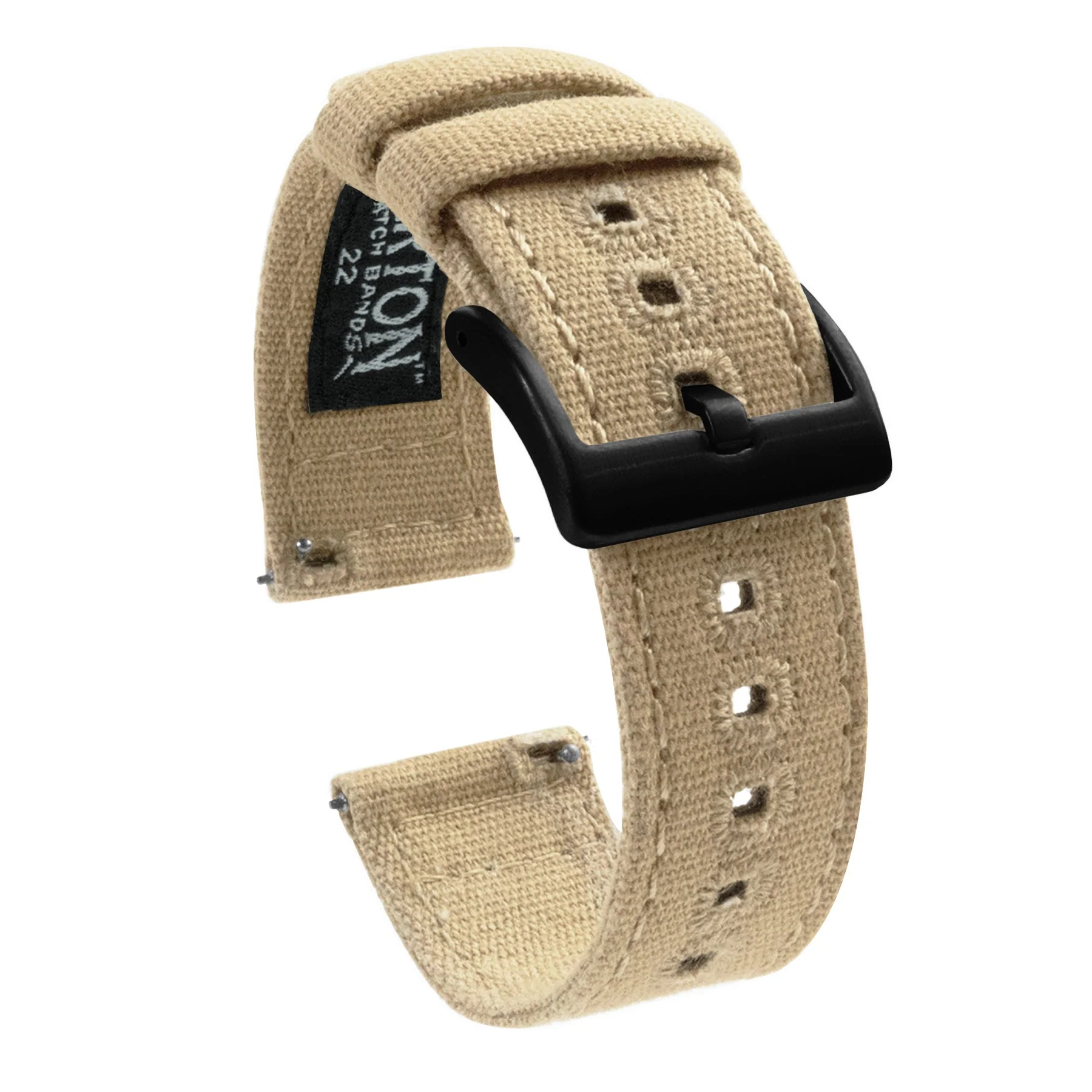 Amazfit GTR 4 & GTR 3 Pro Khaki Canvas Watch Band - Image 5