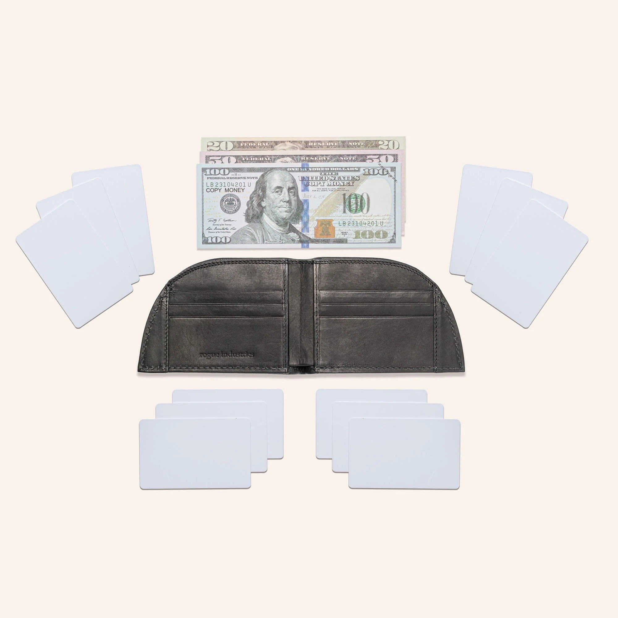 American Bison Leather Front Pocket Wallet - Image 10