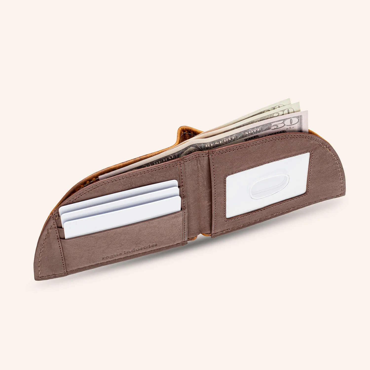 American Bison Leather Front Pocket Wallet - Image 4