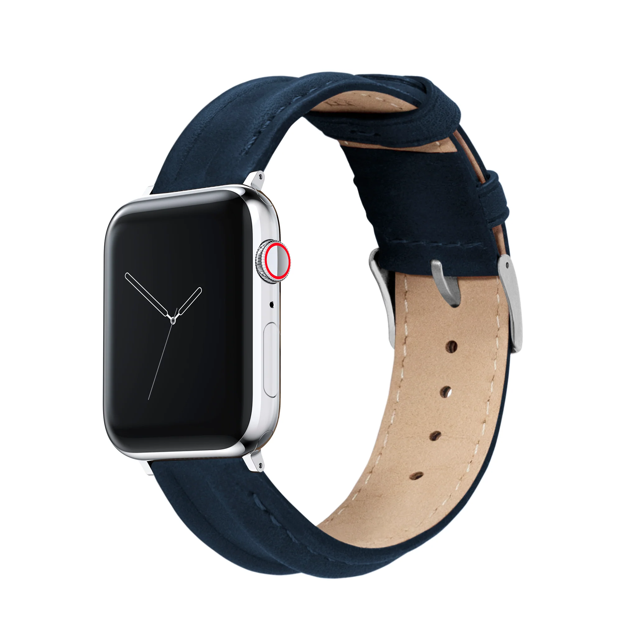 Apple Watch Navy Blue Classic Horween® Leather Watch Band