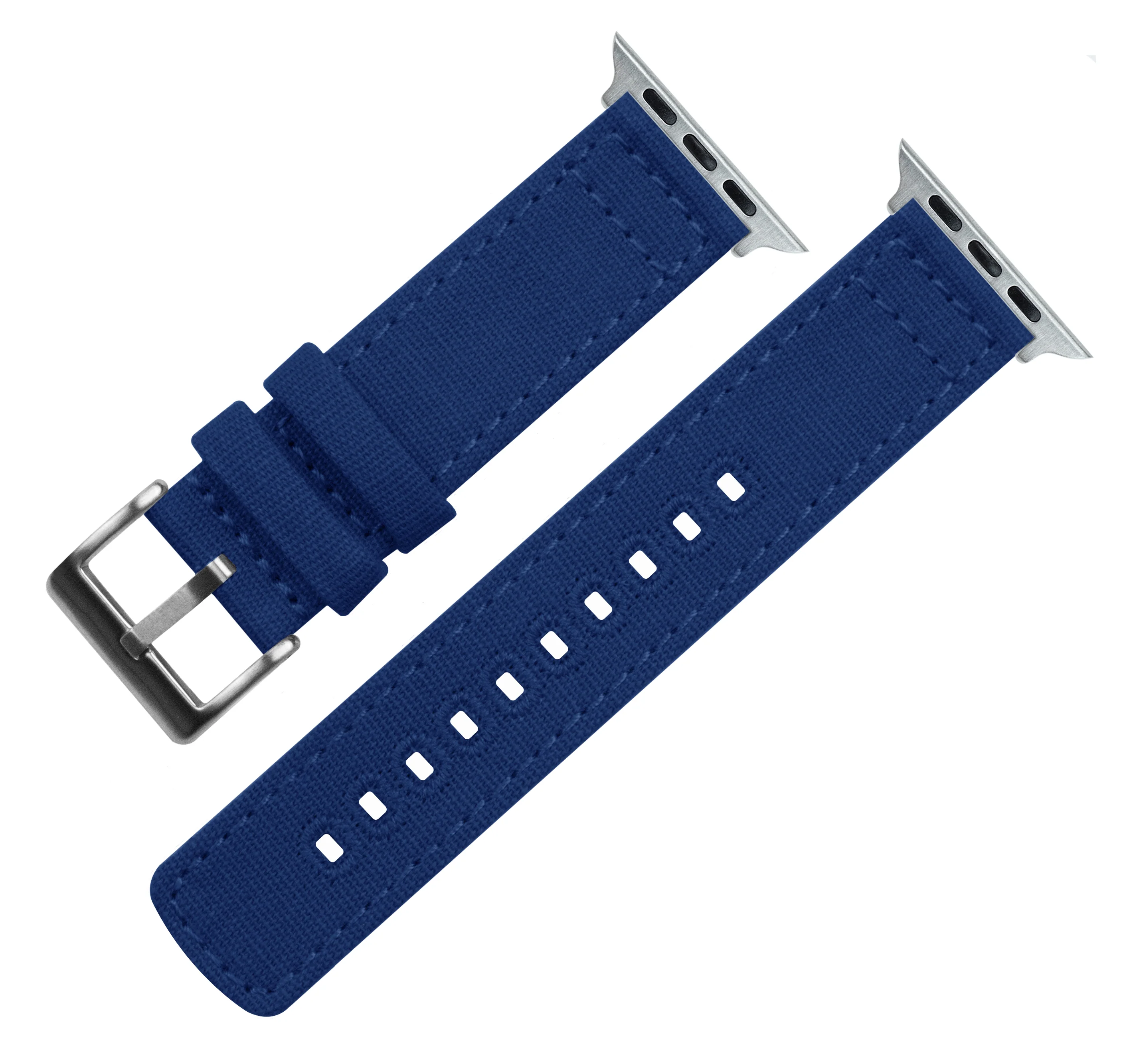 Apple Watch Royal Blue Canvas Watch Band - Image 5