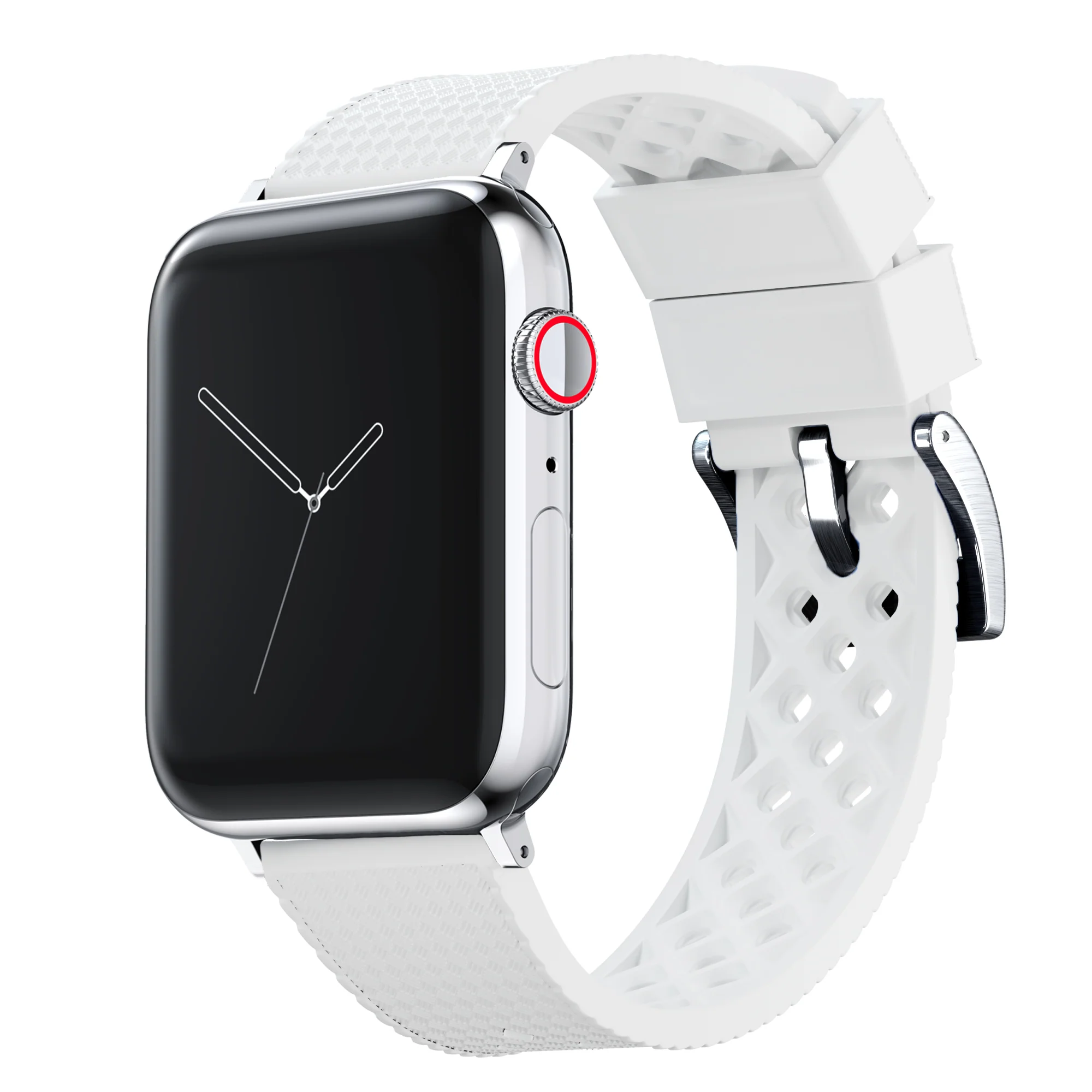Apple Watch Tropical Style White Watch Band