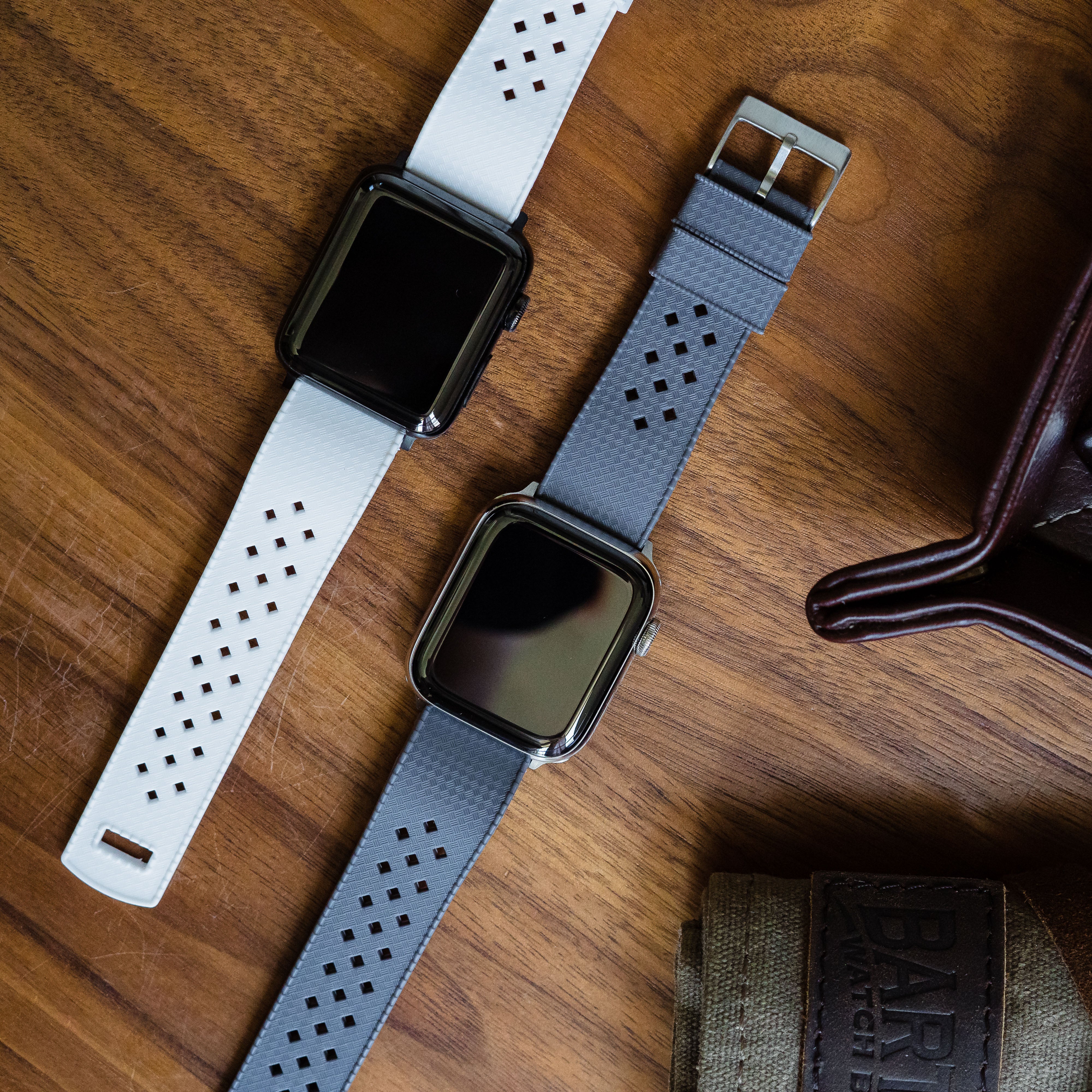 Apple Watch Tropical Style White Watch Band - Image 2