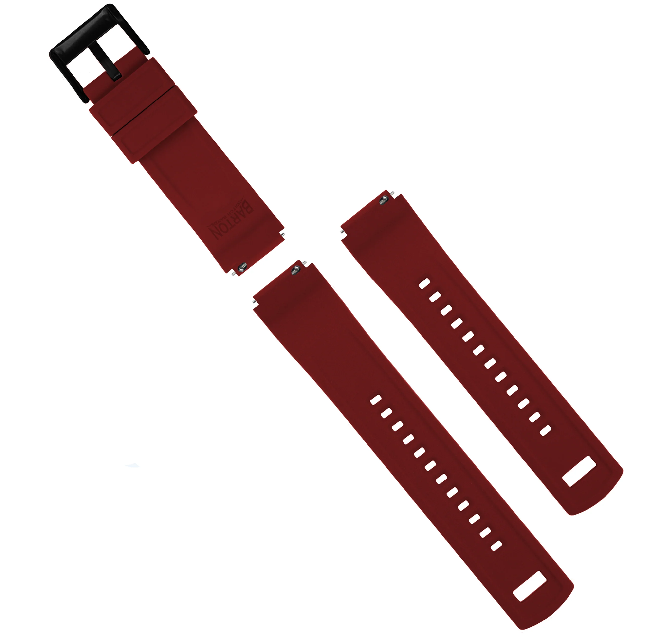 Black & Red Elite Silicone Casio® G-Shock Watch Band - Image 9