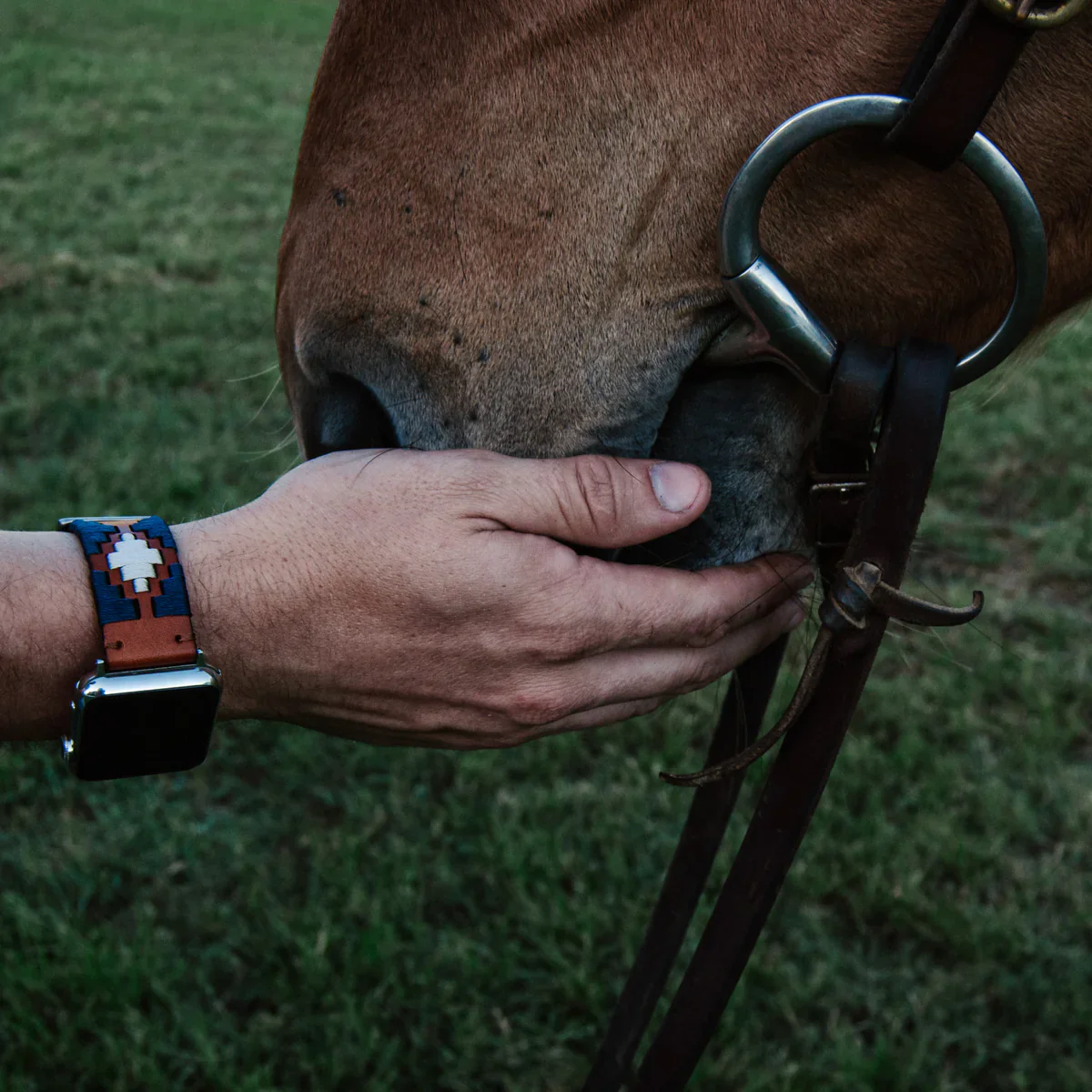 Blue Ridge Apple Watch Brown Leather Strap Bundle | 2 Watch Bands - Image 2