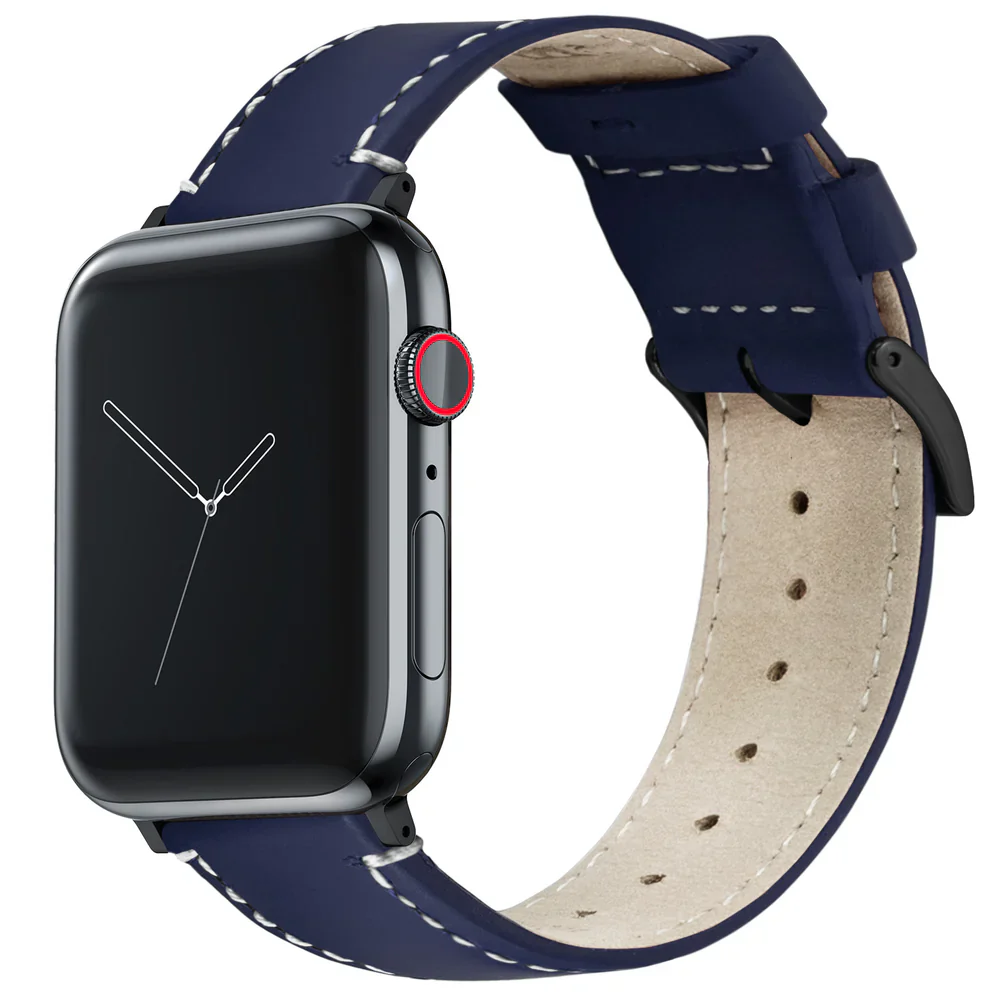 Blue Ridge Apple Watch Brown Leather Strap Bundle | 2 Watch Bands - Image 7