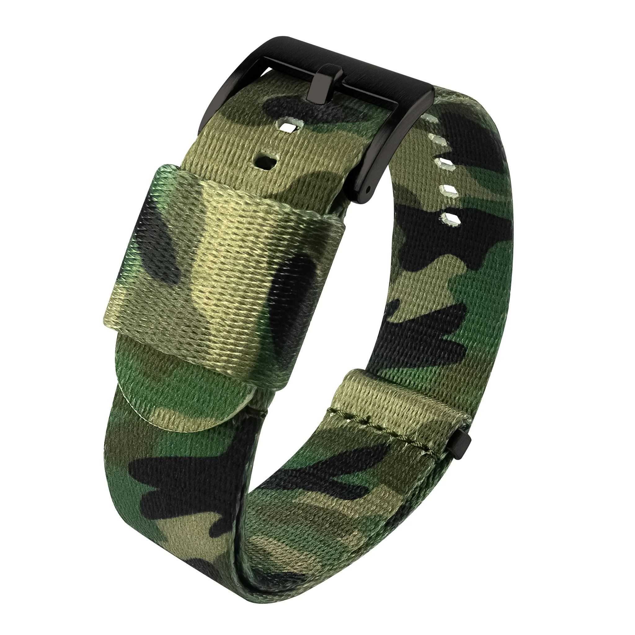 Classic Camouflage Elite Nylon NATO® style Watch Band - Sinn 556i / 556 / 104 (20mm) - Image 3