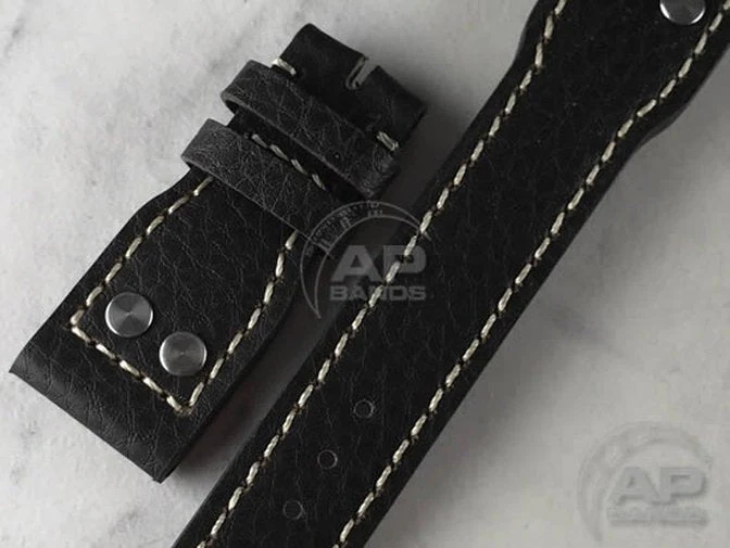 Decantare Dark Brown Strap For IWC Big Pilot Deployant Buckle - Image 2