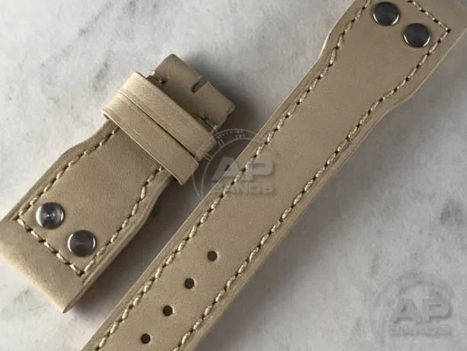 Decantare Naturale Vachetta Strap For IWC Big Pilot Deployant Buckle - Image 2