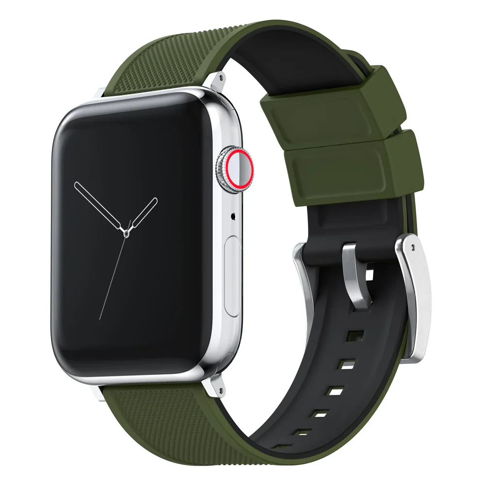 Elite Diver Army Green Apple Watch Strap Bundle | 3 Watch Bands - Image 5