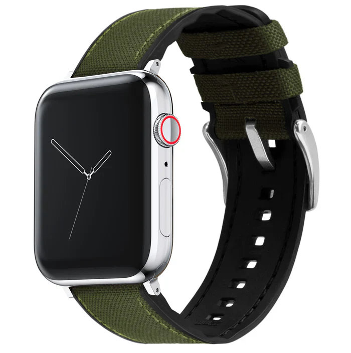 Elite Diver Army Green Apple Watch Strap Bundle | 3 Watch Bands - Image 7