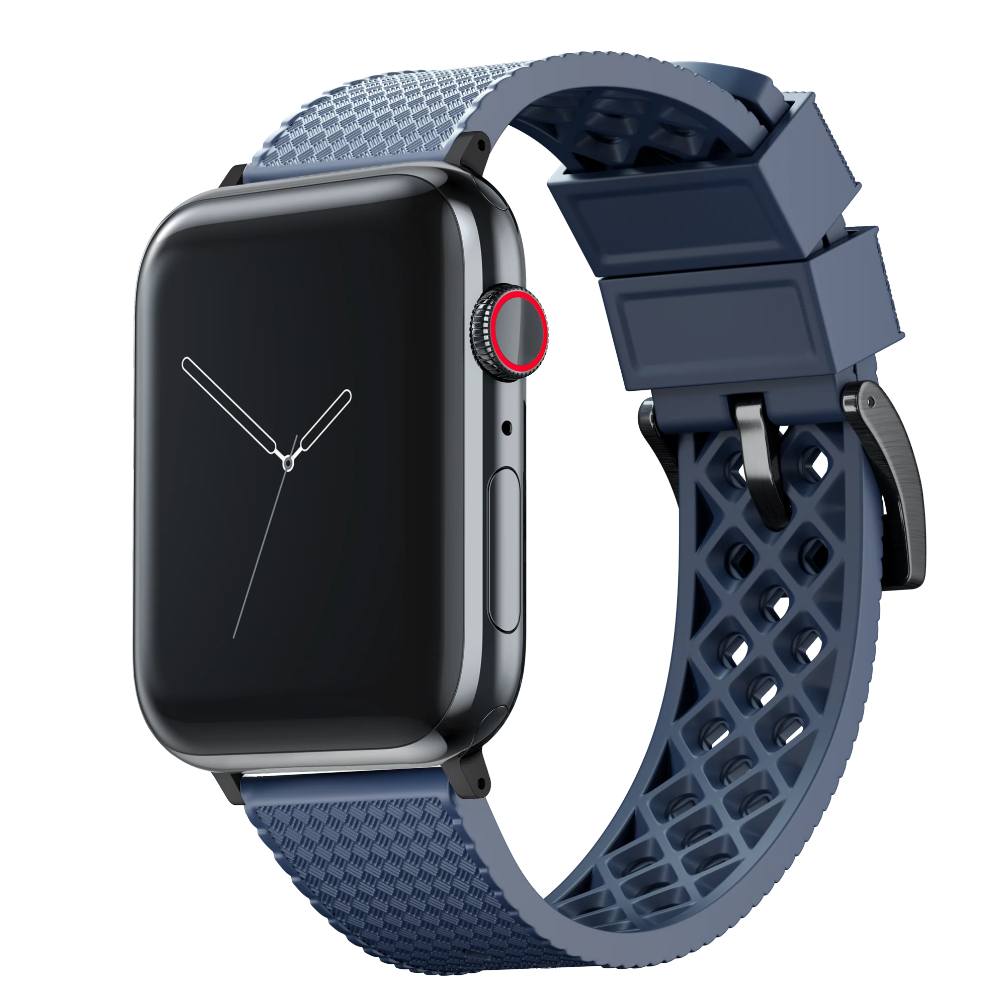 Elite Diver Navy Blue Apple Watch Strap Bundle | 3 Watch Bands - Image 10