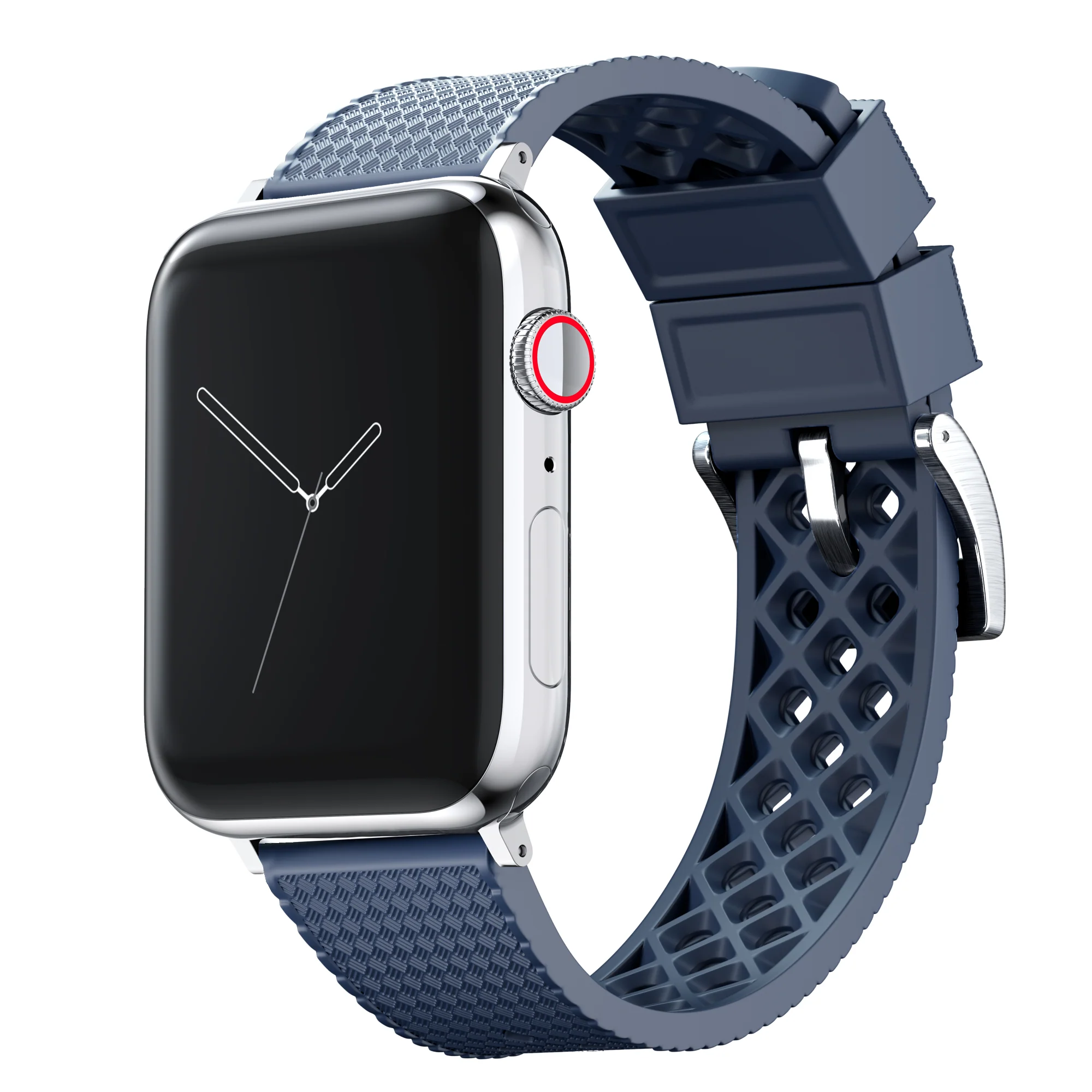 Elite Diver Navy Blue Apple Watch Strap Bundle | 2 Watch Bands - Image 6