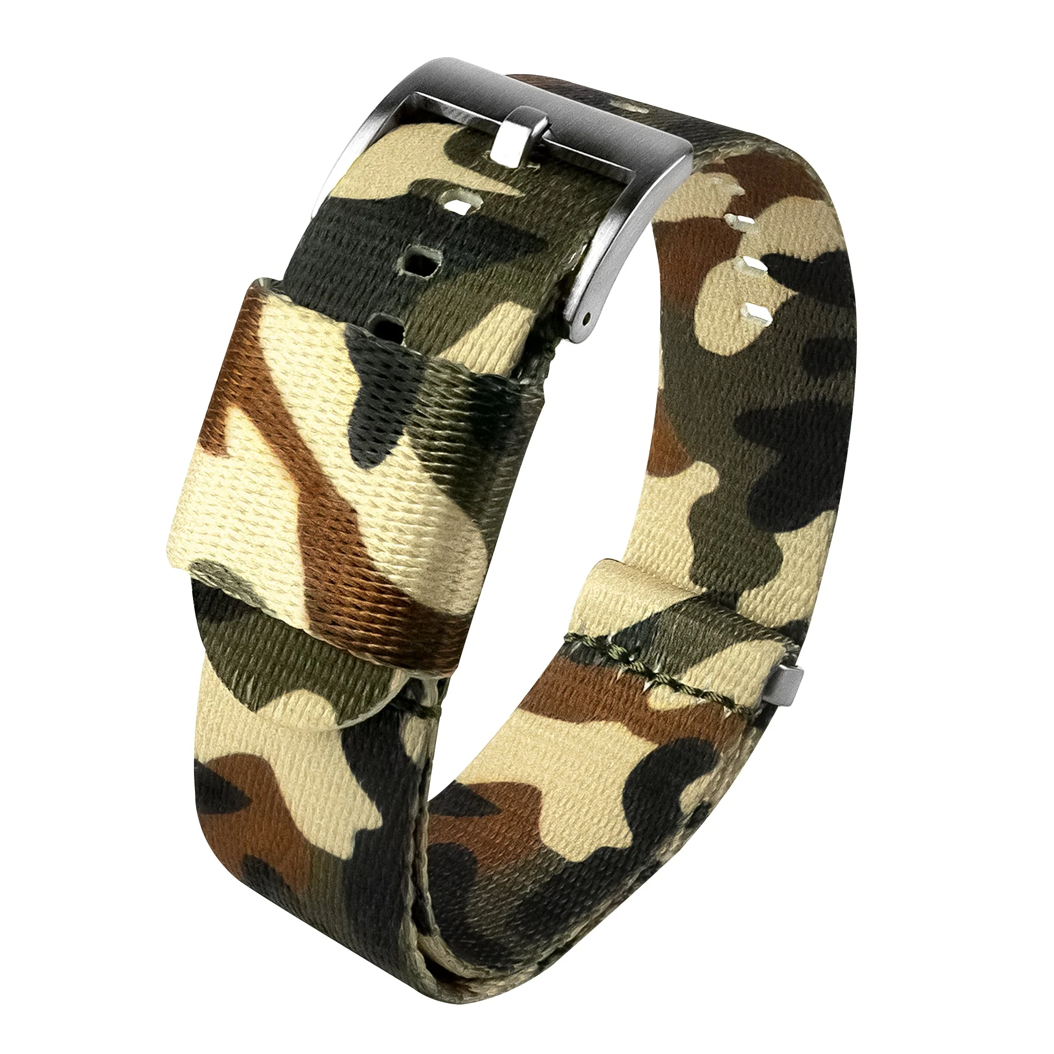 Forest Camouflage Elite Nylon NATO® style 18mm - 24mm Watch Band