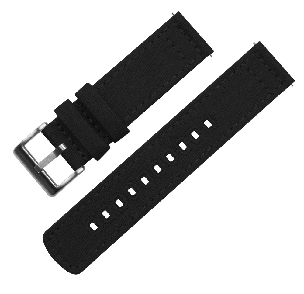 Garmin Instinct® 2, 3, E - Canvas Black Watch Band - Image 3