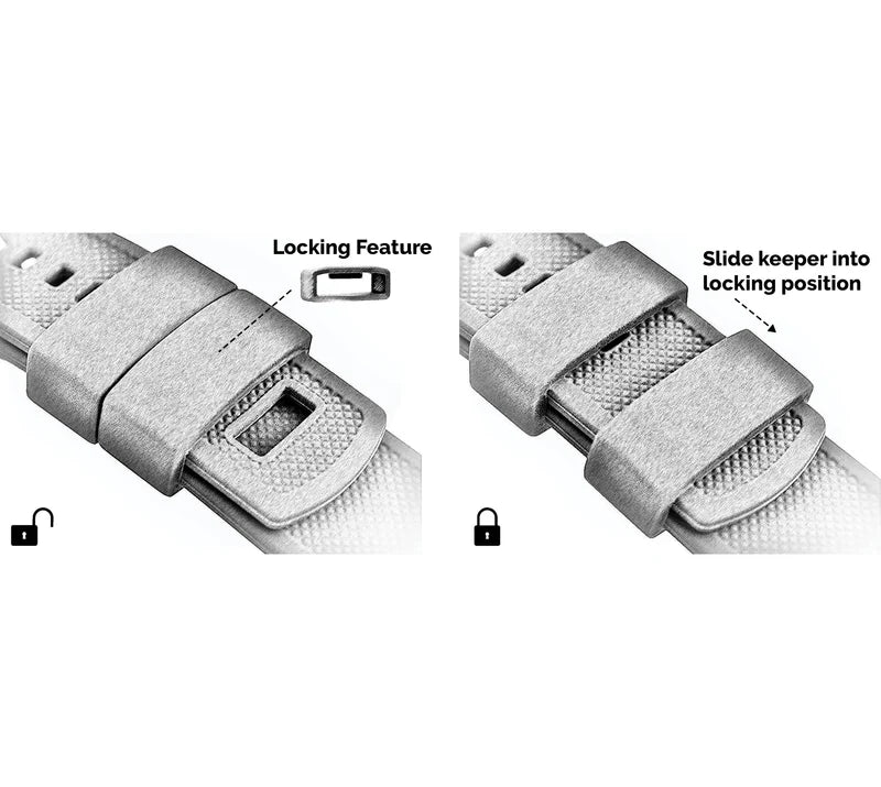 Garmin Instinct® 2, 3, E - Elite Silicone Navy Blue Watch Band - Image 5