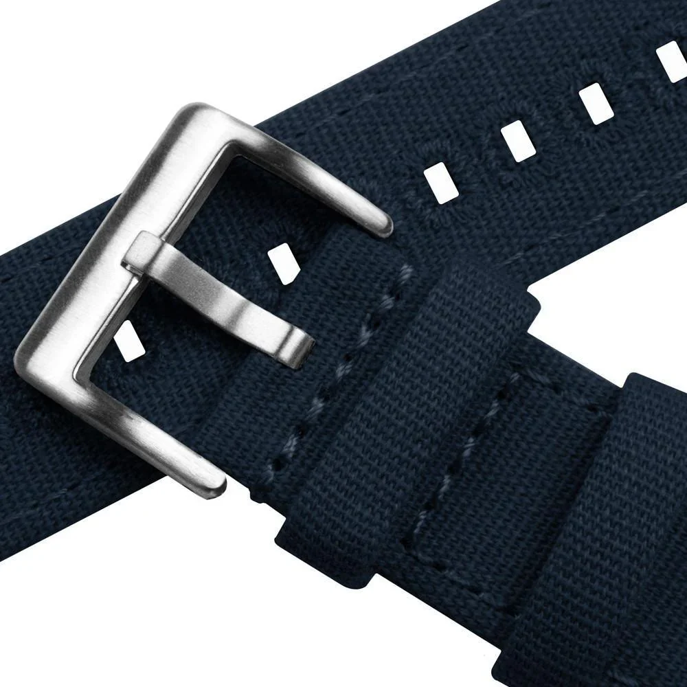 Garmin MARQ® & MARQ® (Gen 2) - Canvas Navy Blue Watch Band - Image 4