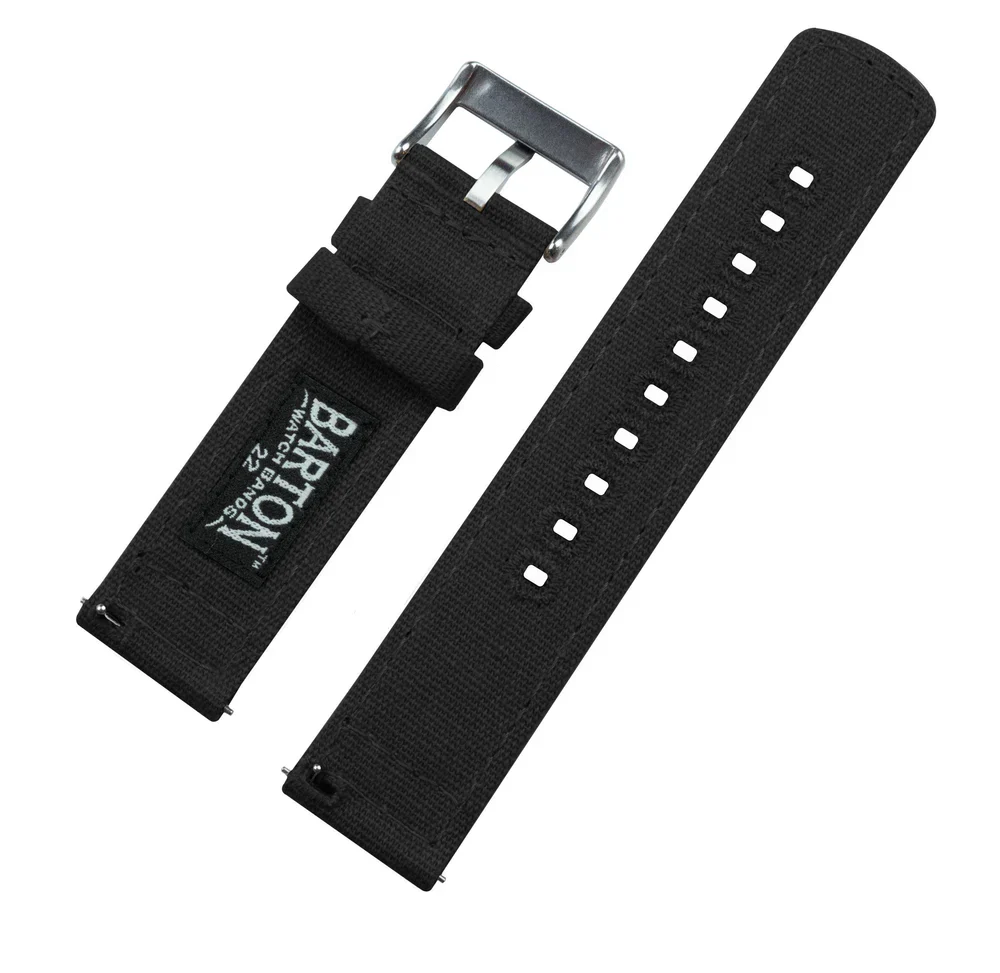 Garmin quatix® 8, 7, 6 - Canvas Black Watch Band - Image 4