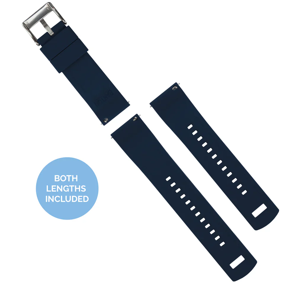 Garmin vívoactive® 5, 6, Trend, Sport - Elite FKM Rubber Navy Watch Band - Image 5