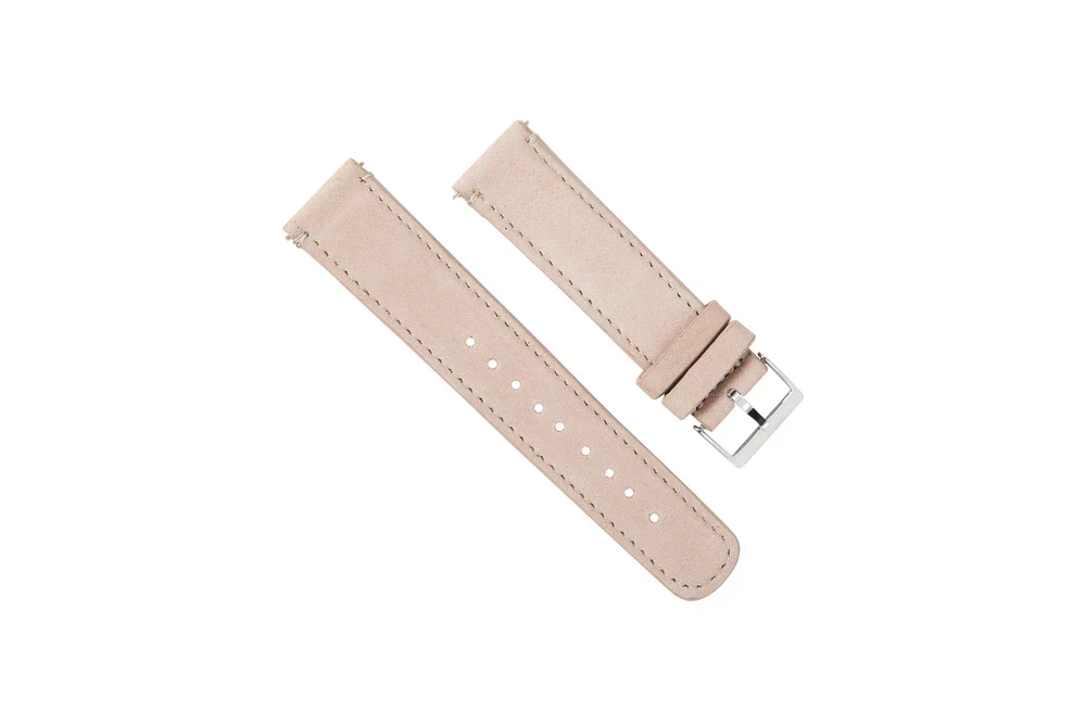 Genuine Nubuck Beige Leather Watch Band, Crafted in the USA - Tudor Black Bay 58 & Pro (20mm)