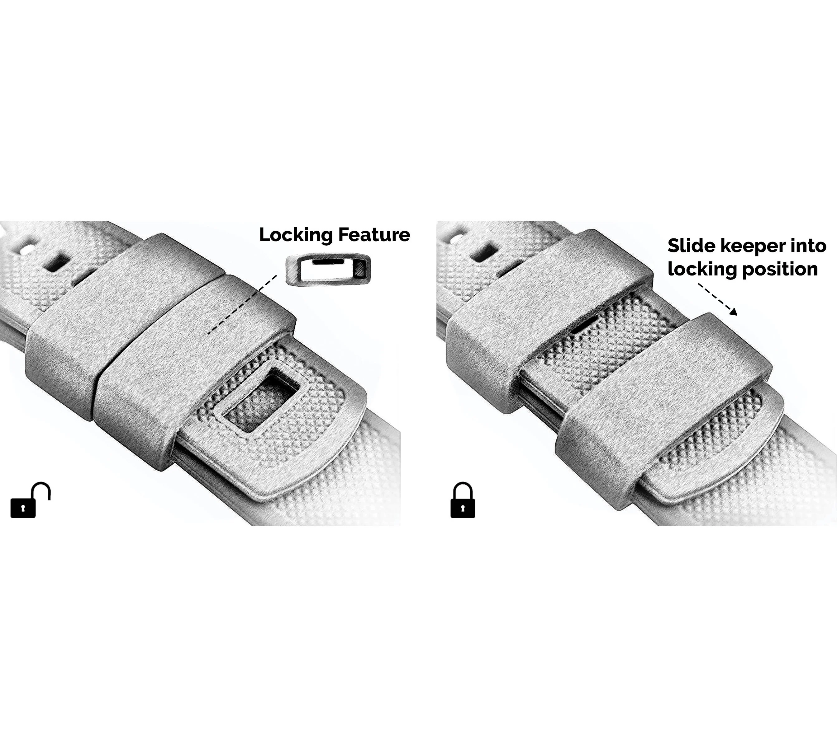 Khaki Tan Top Black Bottom Elite Silicone Watch Band - Seiko Prospex Turtle (22mm) - Image 5