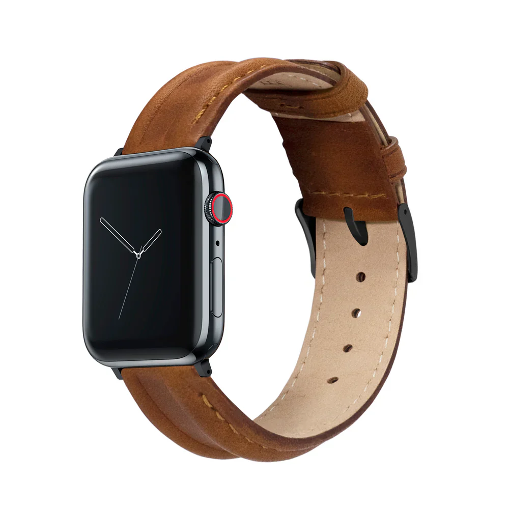 Maverick Apple Watch Brown Leather Strap Bundle | 3 Watch Bands - Image 8