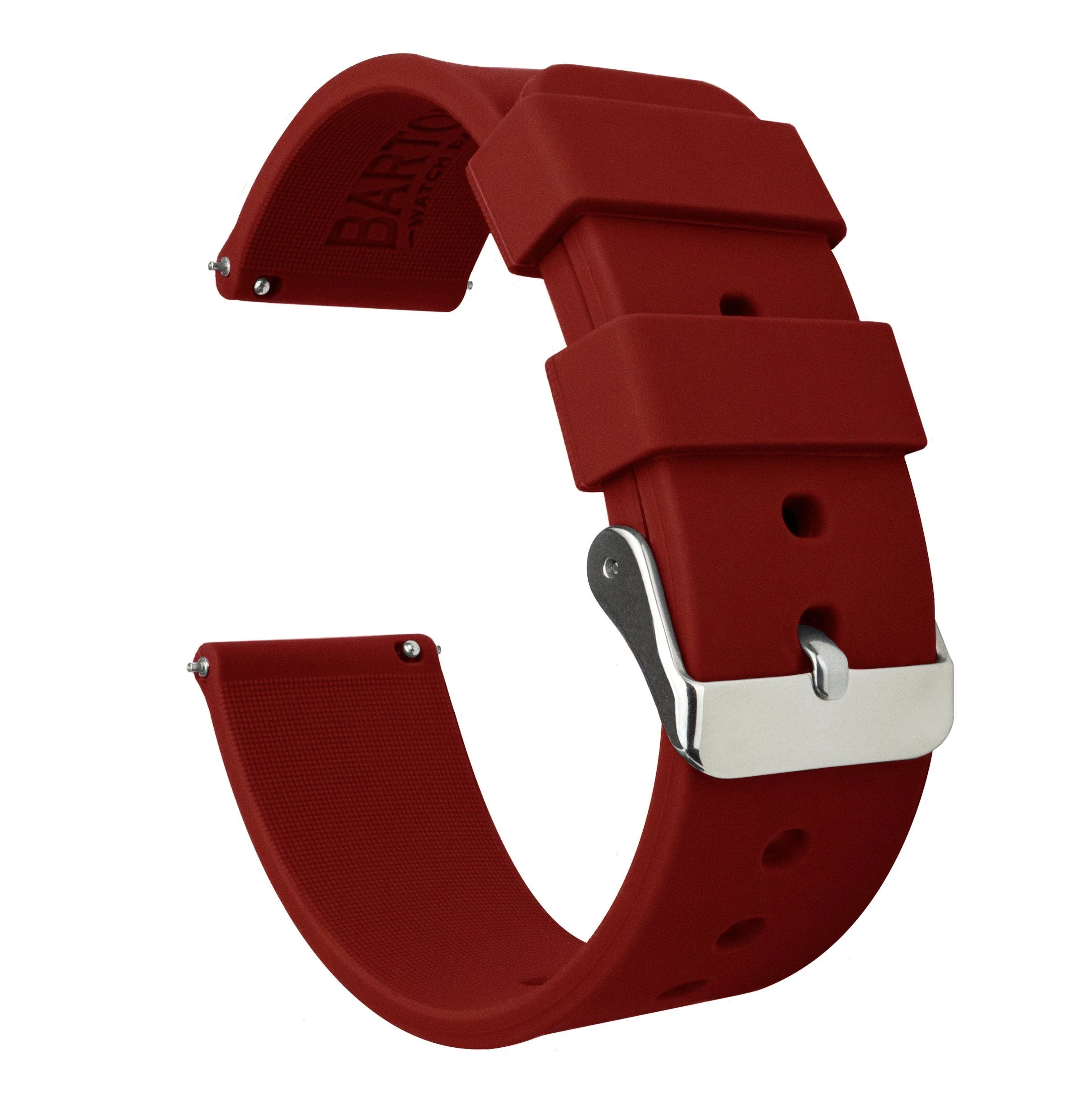 Omega Moonswatch Silicone Crimson Red Watch Band