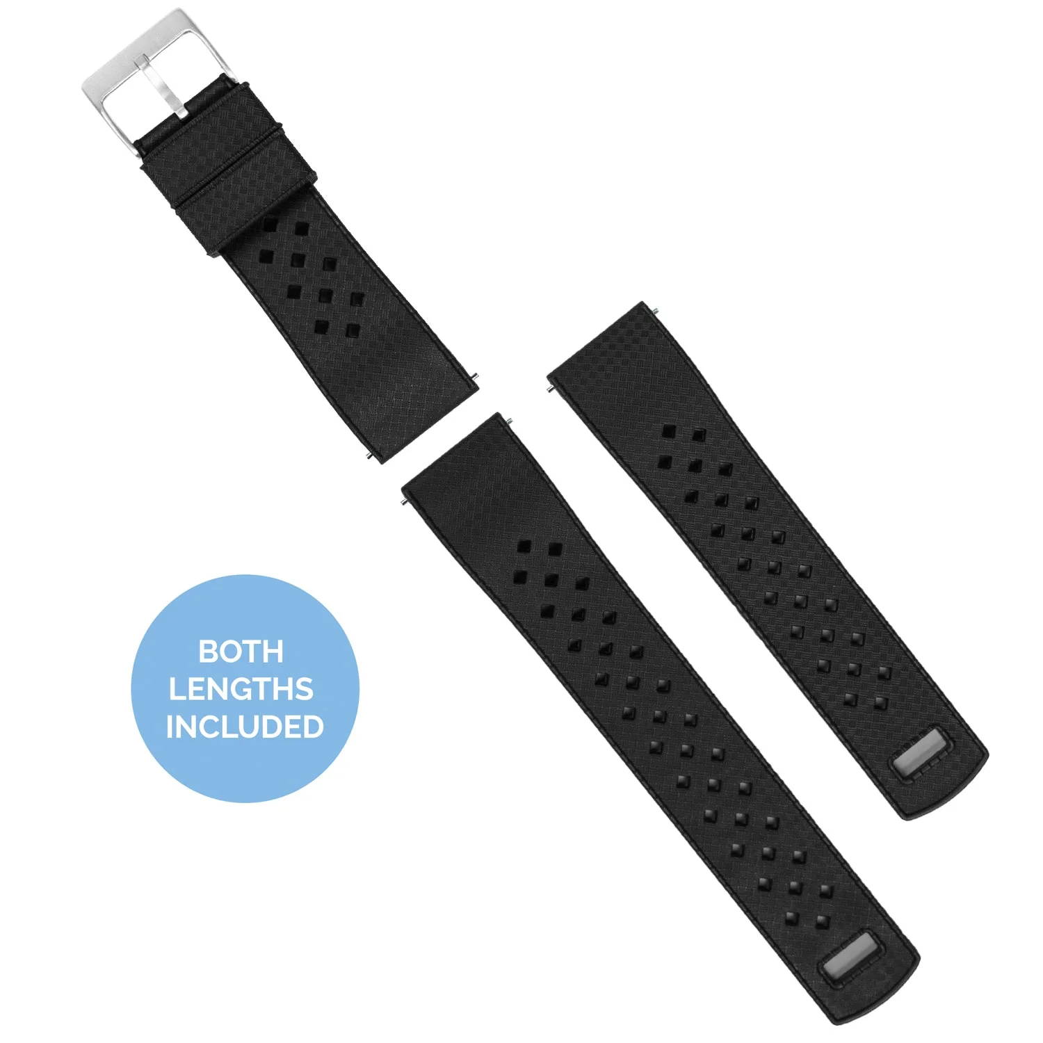 Omega Moonswatch Tropical Style Black Watch Band - Image 3