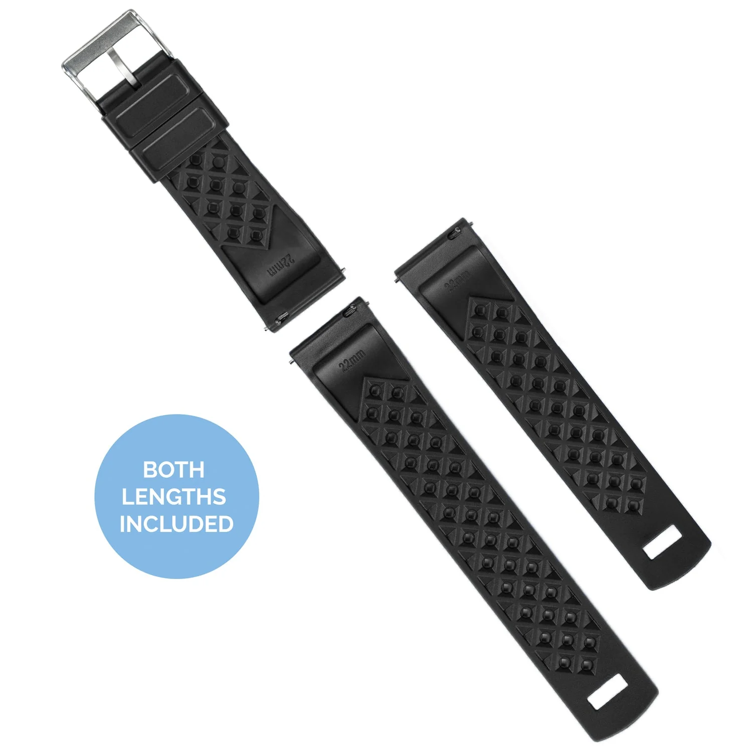 Omega Moonswatch Tropical Style Black Watch Band - Image 4