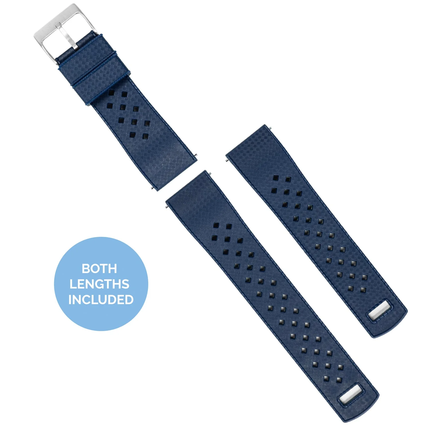 Omega Moonswatch Tropical Style Navy Blue Watch Band - Image 3