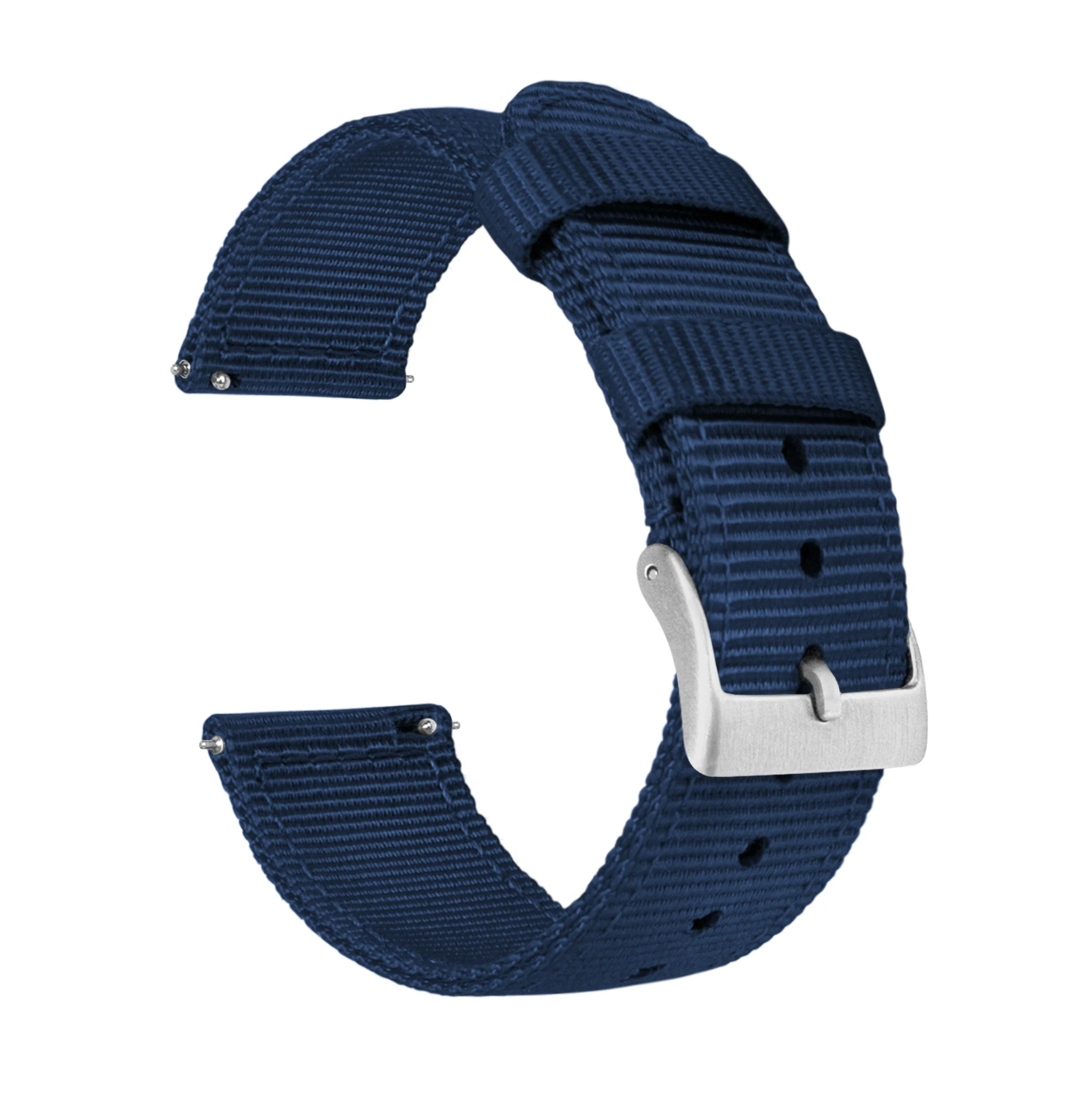 Omega Moonswatch Two Piece NATO® style Navy Blue Watch Band - Image 2
