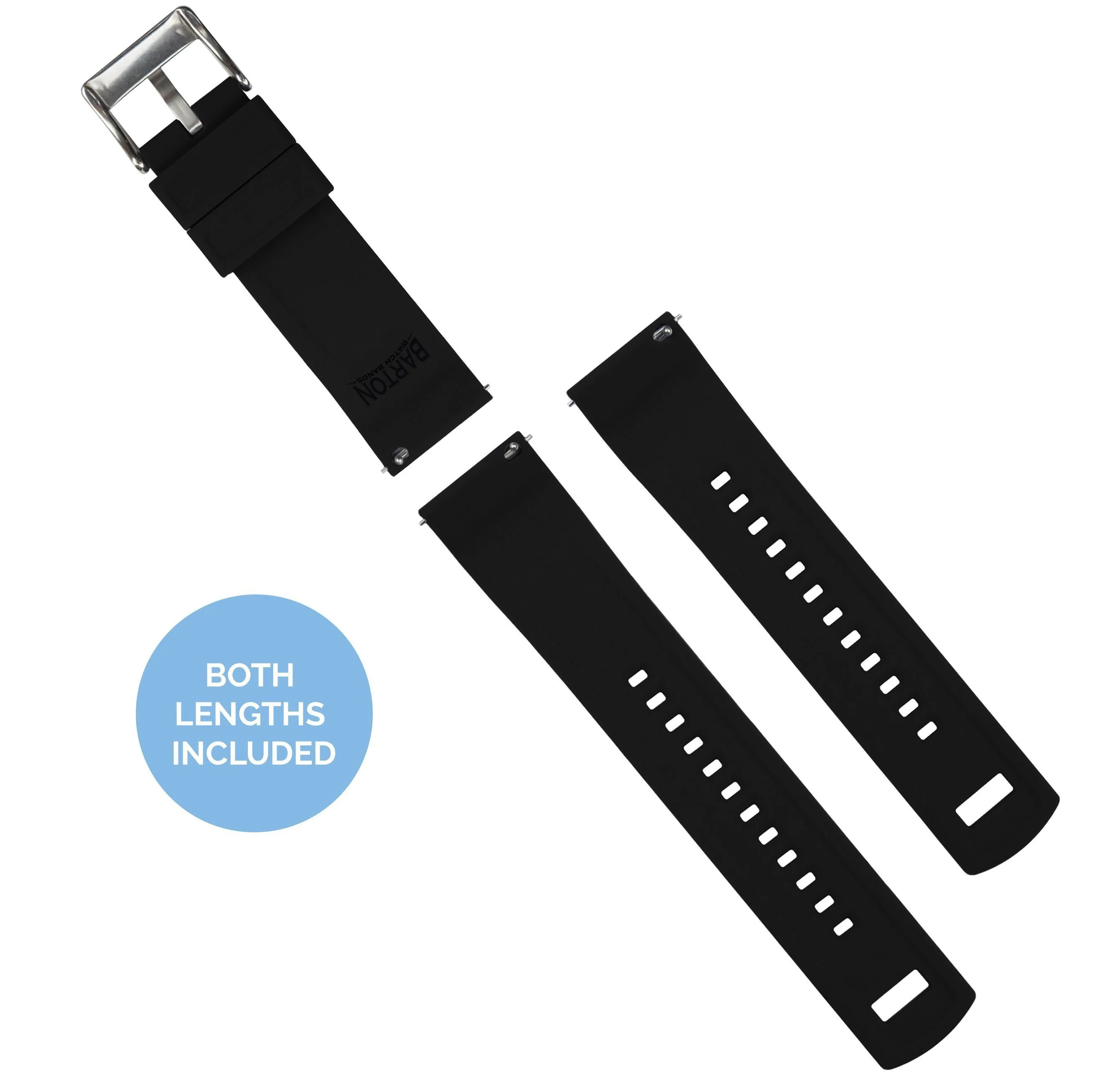 Pumpkin Orange Top Black Bottom Elite Silicone Watch Band - Casio Duro MDV-106 (22mm) - Image 4