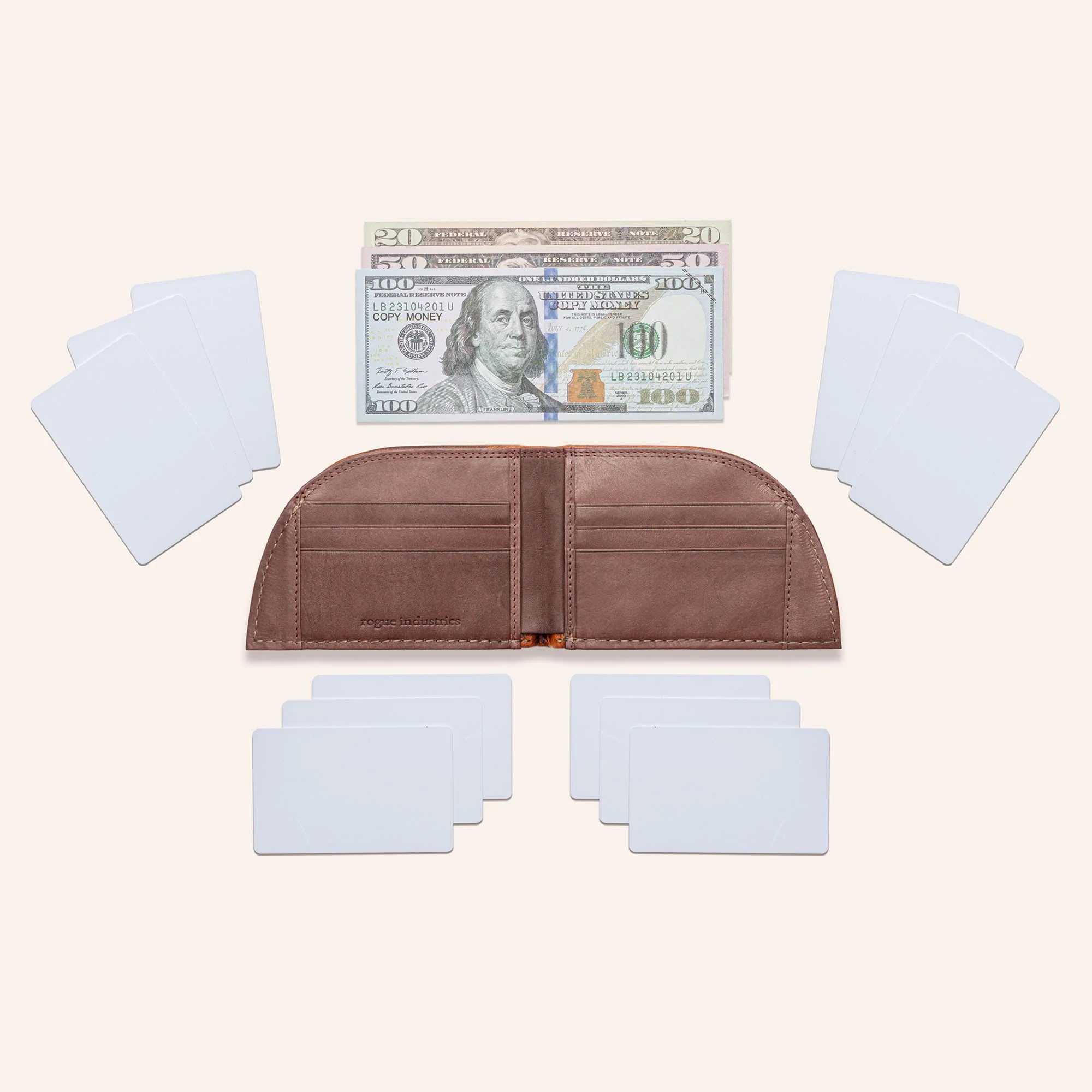 Front Pocket Wallet in Moose Leather - Image 4