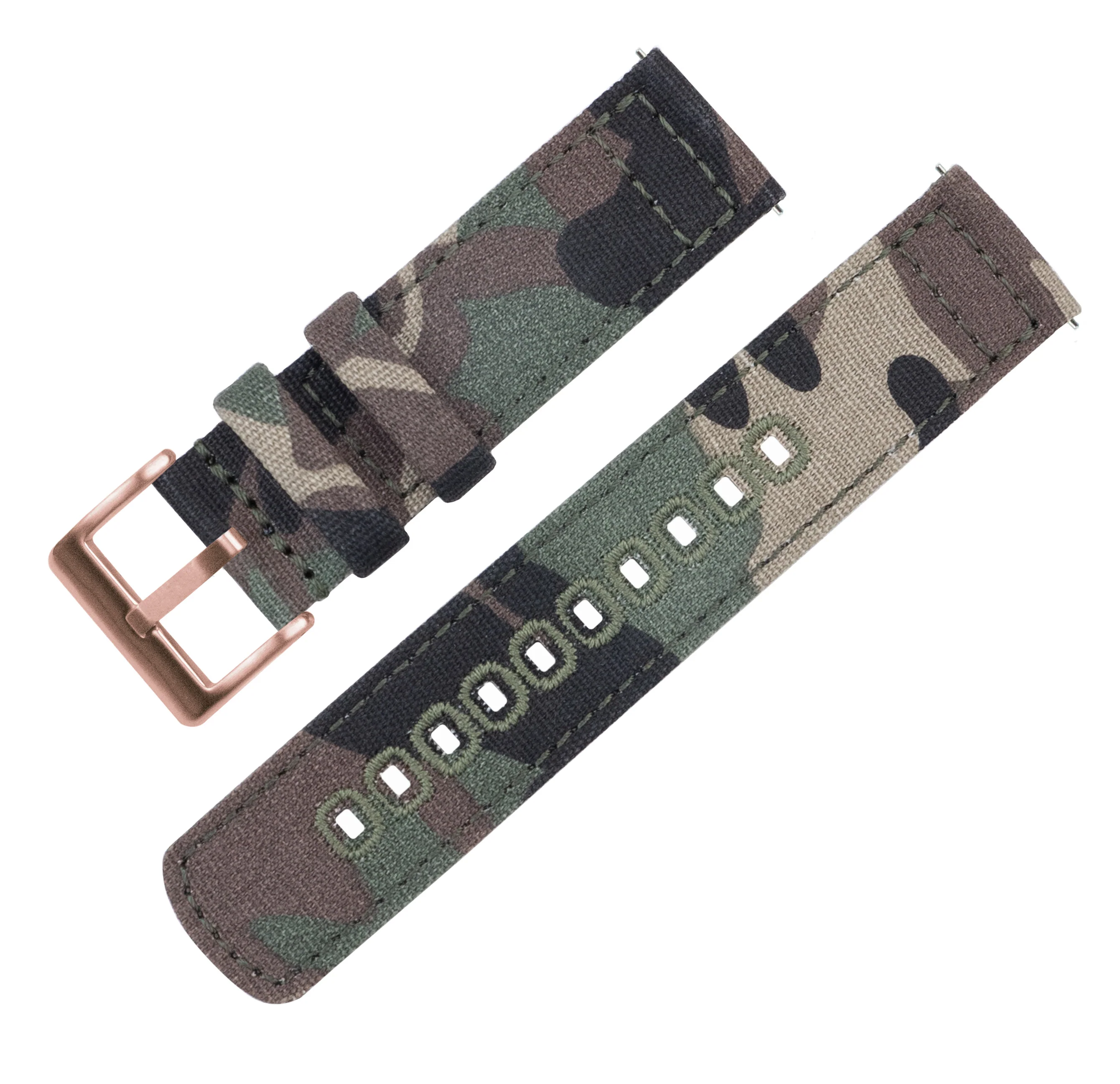 Samsung Galaxy Watch Active Camouflage Canvas Watch Band - Image 8