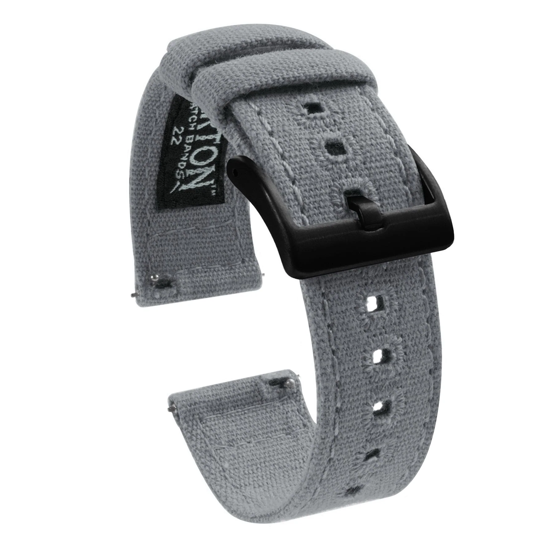 Samsung Galaxy Watch5 Cool Grey Canvas Watch Band - Image 2