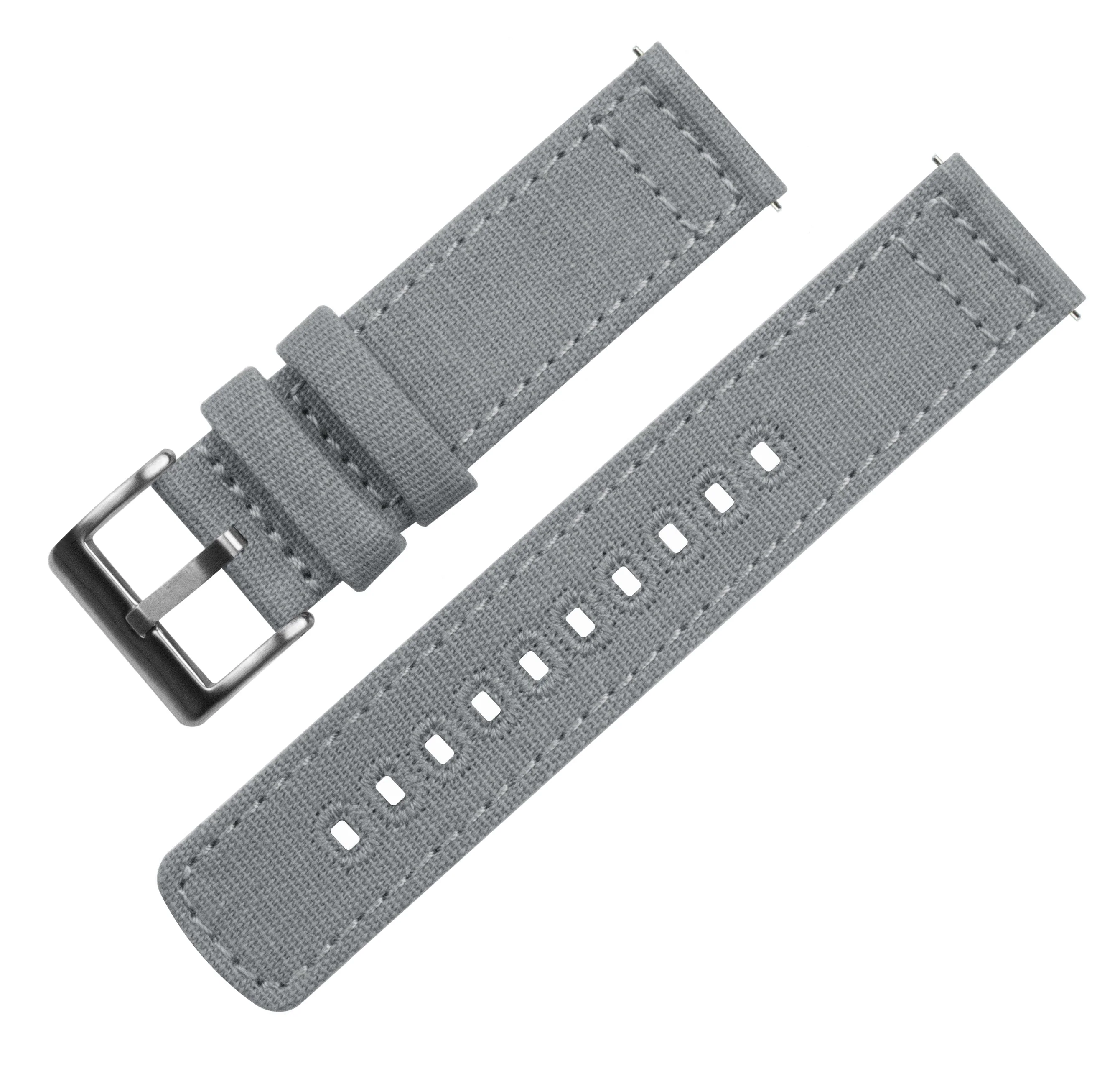 Samsung Galaxy Watch5 Cool Grey Canvas Watch Band - Image 4