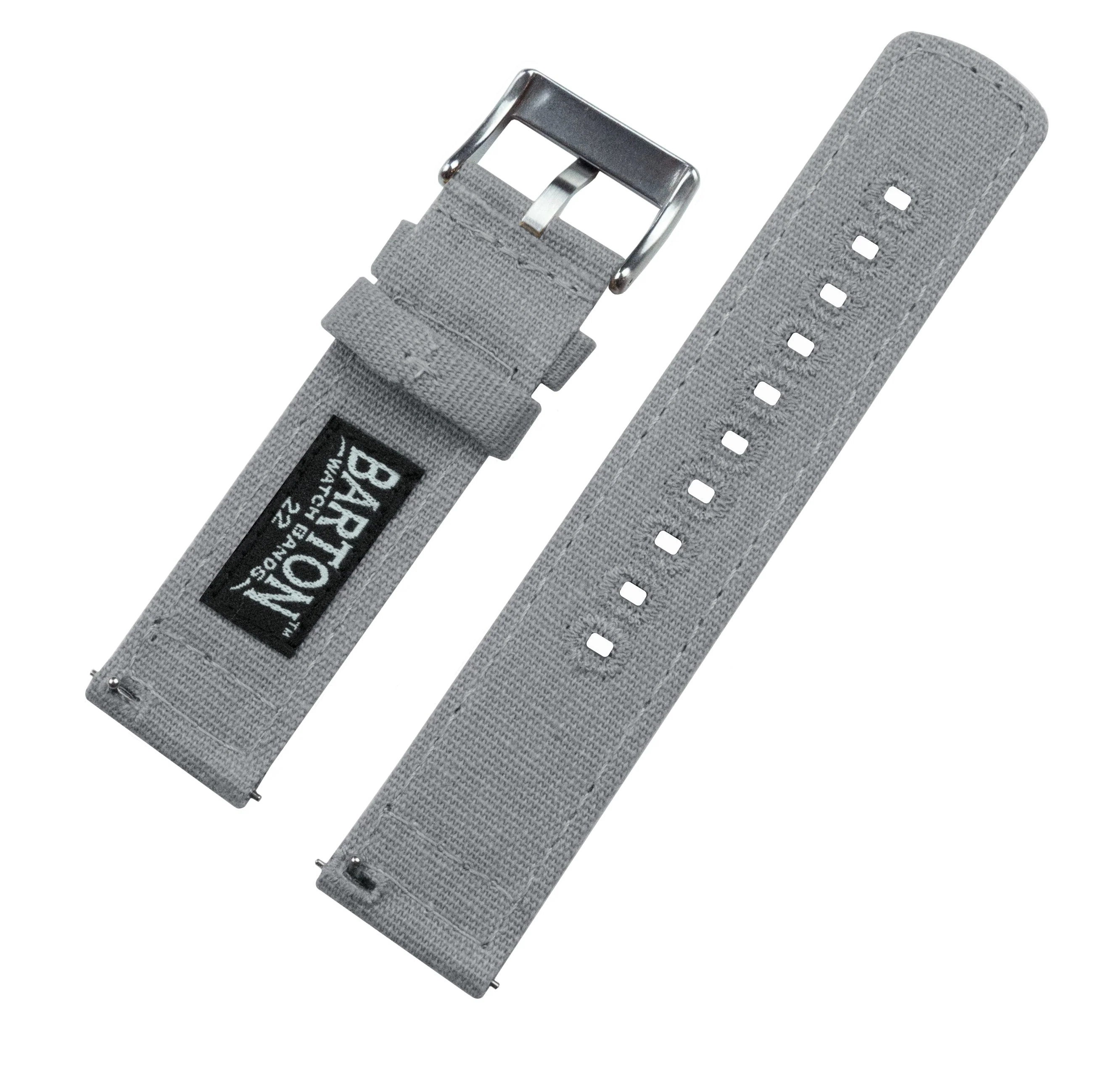 Samsung Galaxy Watch5 Cool Grey Canvas Watch Band - Image 5