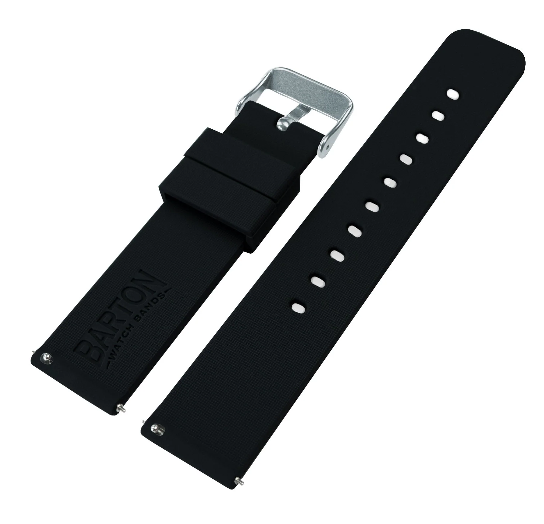 Samsung Galaxy Watch5 Silicone Black Watch Band - Image 5