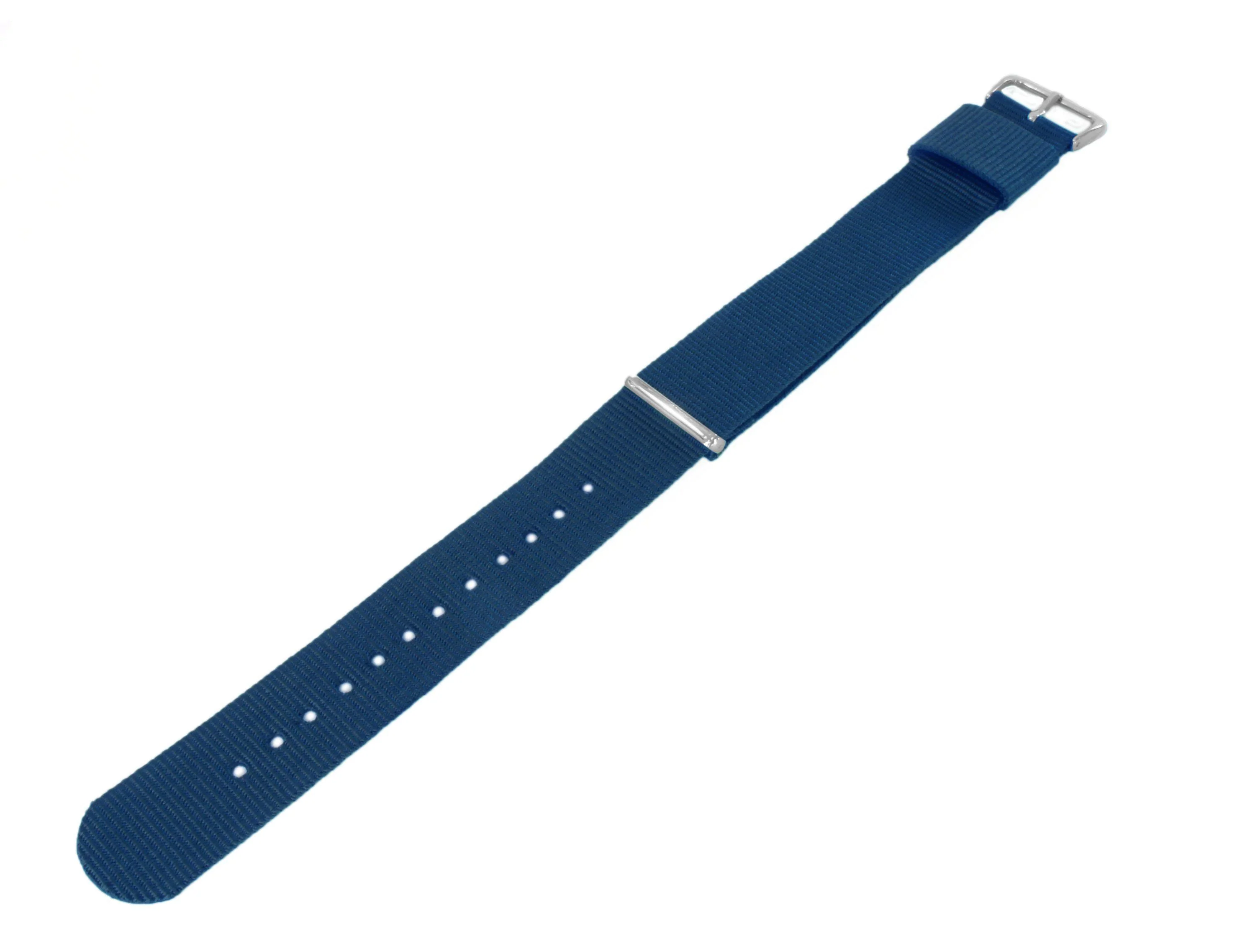 Steel Blue Nylon NATO® style Watch Band - Image 3