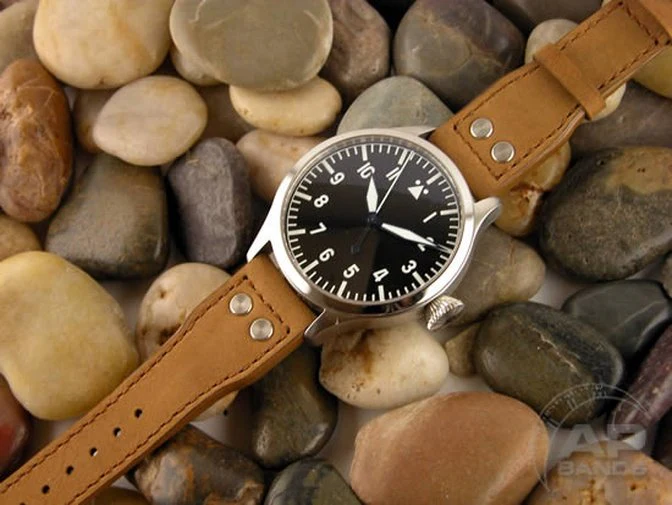 Vintage Suede Leather For IWC Big Pilot Deployant - Image 2